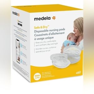 Medela Safe & Dry Disposable Nursing Pads.